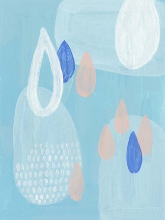 Framed Azure I Print