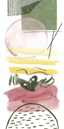 Framed Meadow Field I Print