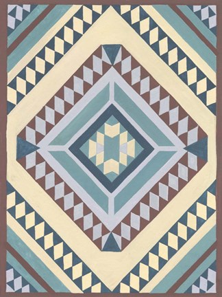 Framed Tribal Structure II Print