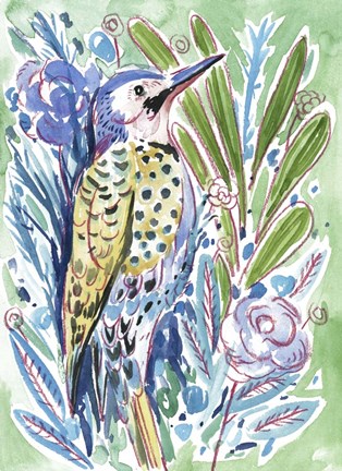 Framed Tropical Portrait III Print