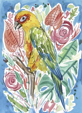 Framed Tropical Portrait IV Print