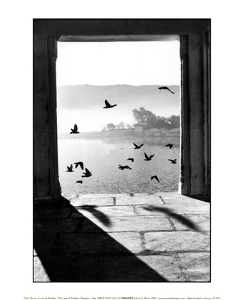 Framed Lac de Pushkar Print