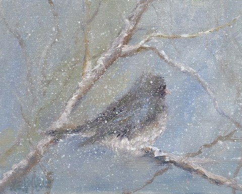 Framed Chance of Snow II Print