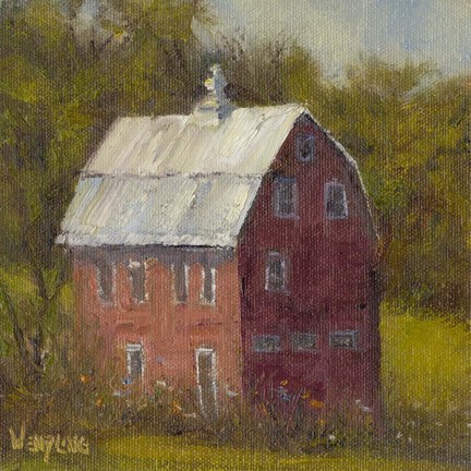 Framed Country Road I Print