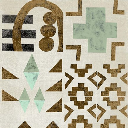 Framed Geo Tile I Print