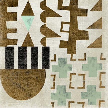 Framed Geo Tile II Print