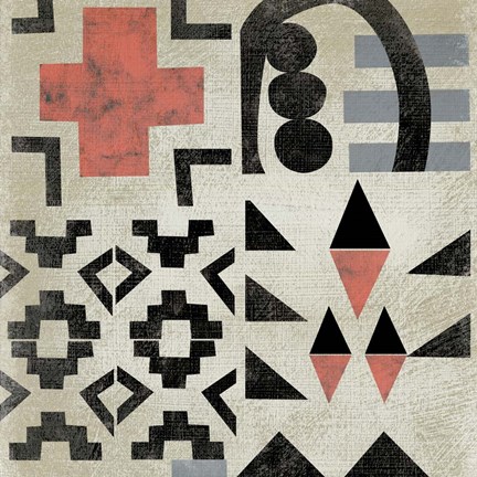 Framed Geo Tile III Print