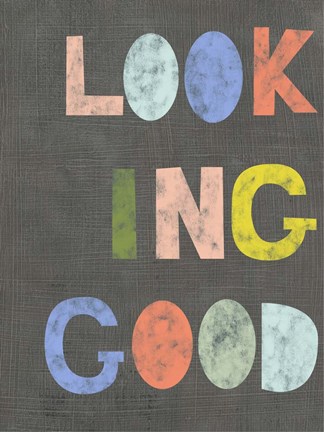 Framed Chat III Print