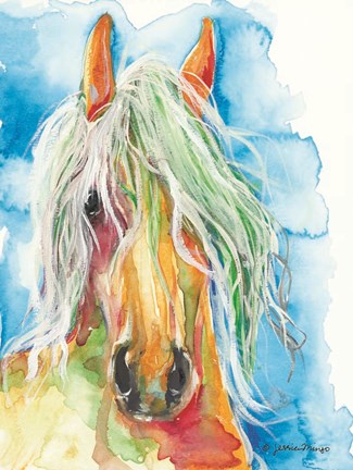 Framed Water Horse Print