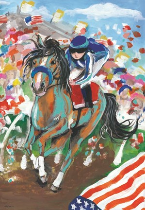 Framed Derby Day Print