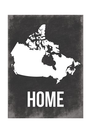 Framed Canada Home Print
