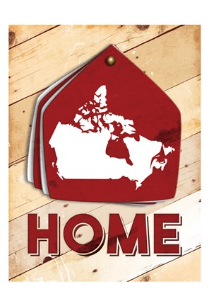 Framed Canada Home Color Swatch Print