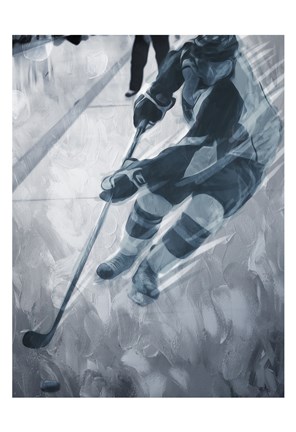 Framed Hockey Move Print