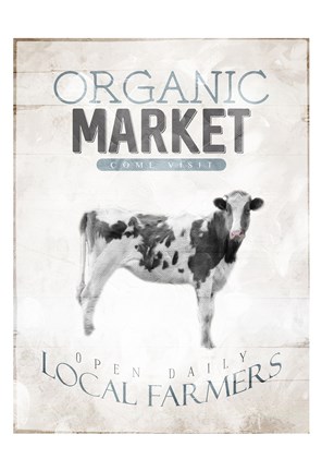 Framed Organic Market Print