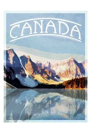 Framed Canada Mountains Print