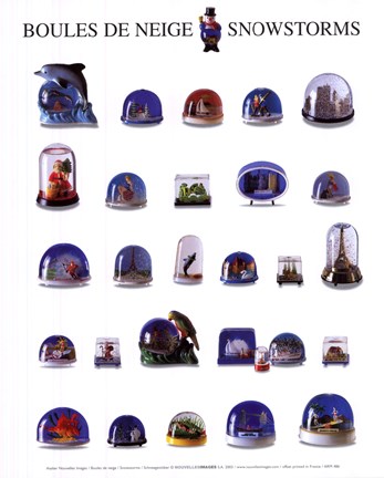 Framed Snowstorms Print