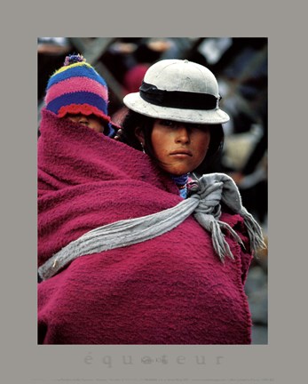 Framed Ecuador Print