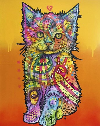 Framed Love Kitten Print
