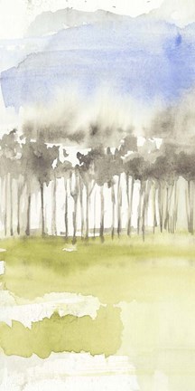 Framed Split Treeline I Print