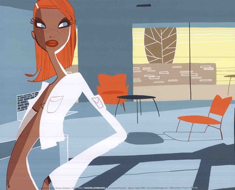 Framed Femme D'interieur Print