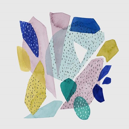 Framed Terrazzo Drift II Print