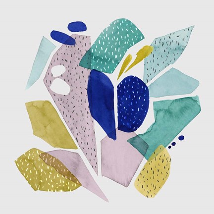 Framed Terrazzo Drift III Print