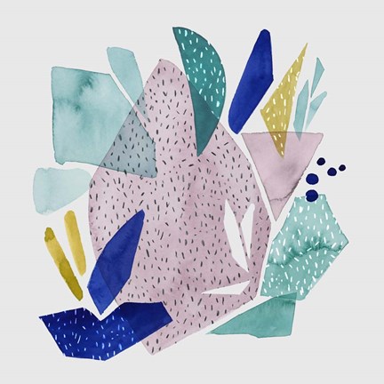 Framed Terrazzo Drift IV Print