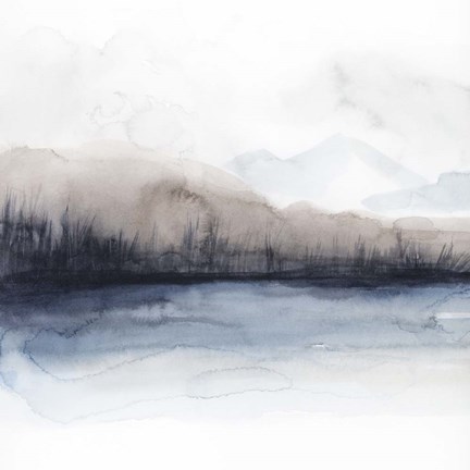 Framed Horizon Shadow II Print