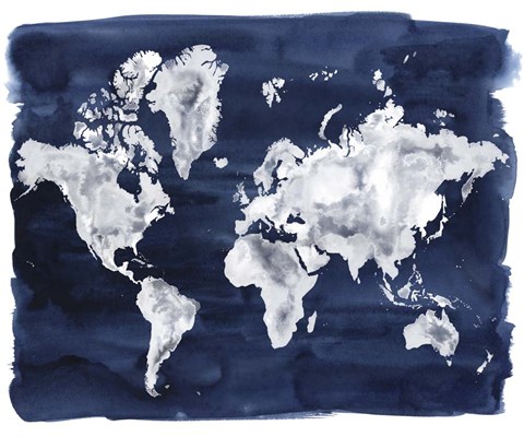 Framed Water World II Print