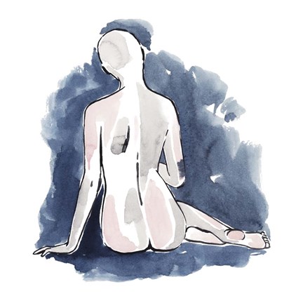 Framed Blissful Solitude II Print