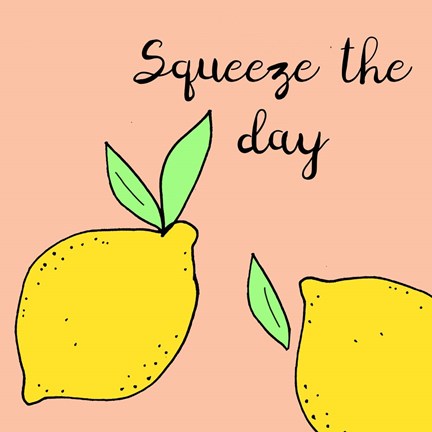Framed Lemon Squeeze I Print