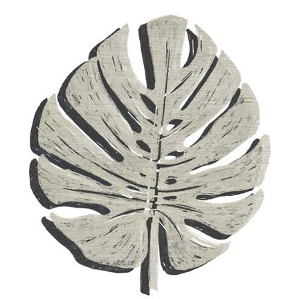 Framed Cut Paper Palms I Print