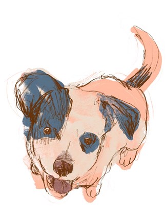 Framed Dog Portrait--Maisie Print