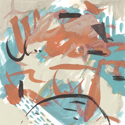 Framed Abstract Composition III Print