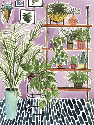 Framed Way to the Jungle II Print