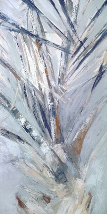 Framed Grey Palms IV Print