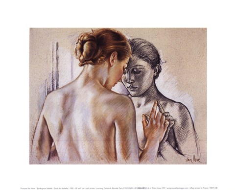 Framed Study for 'Isabelle' Print