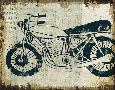 Framed American Pop Moto Print