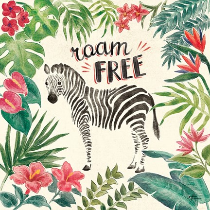 Framed Jungle Vibes IV Print