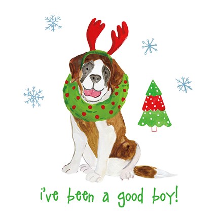 Framed Christmas Critters II Print