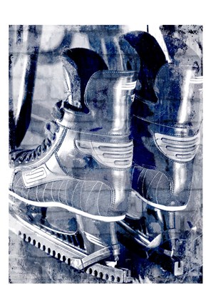Framed Skates Print