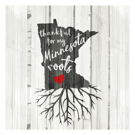 Framed MN Roots Print