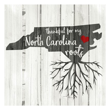 Framed NC Roots Print