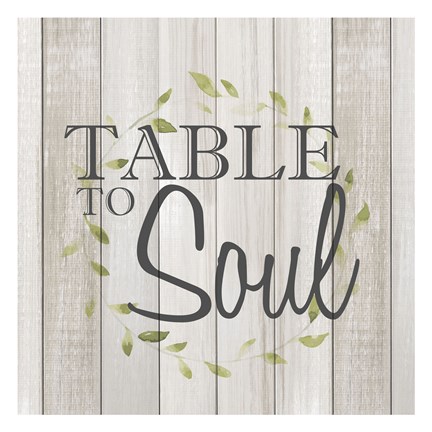 Framed Table to Soul Print