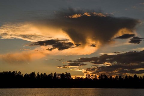 Framed Fools Hollow State Park Sunset 1 Print