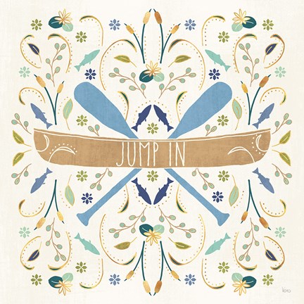 Framed Otomi Lake III Print