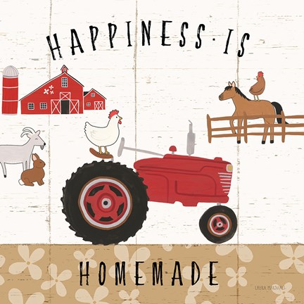 Framed Country Roads II Print