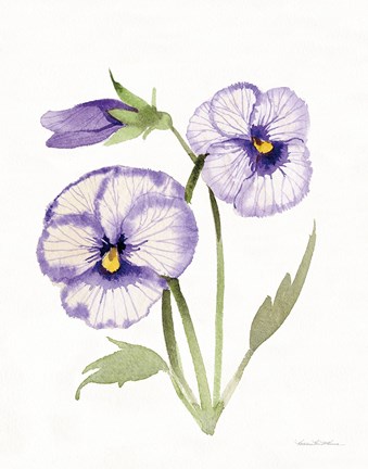 Framed Easter Blessing Flowers VIII Print