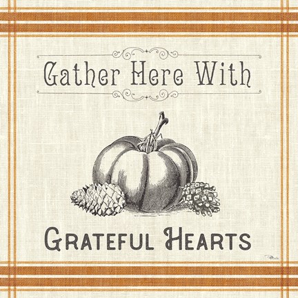 Framed Autumn Farmhouse IV Print