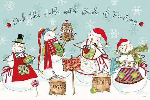 Framed Baked with Love I Print